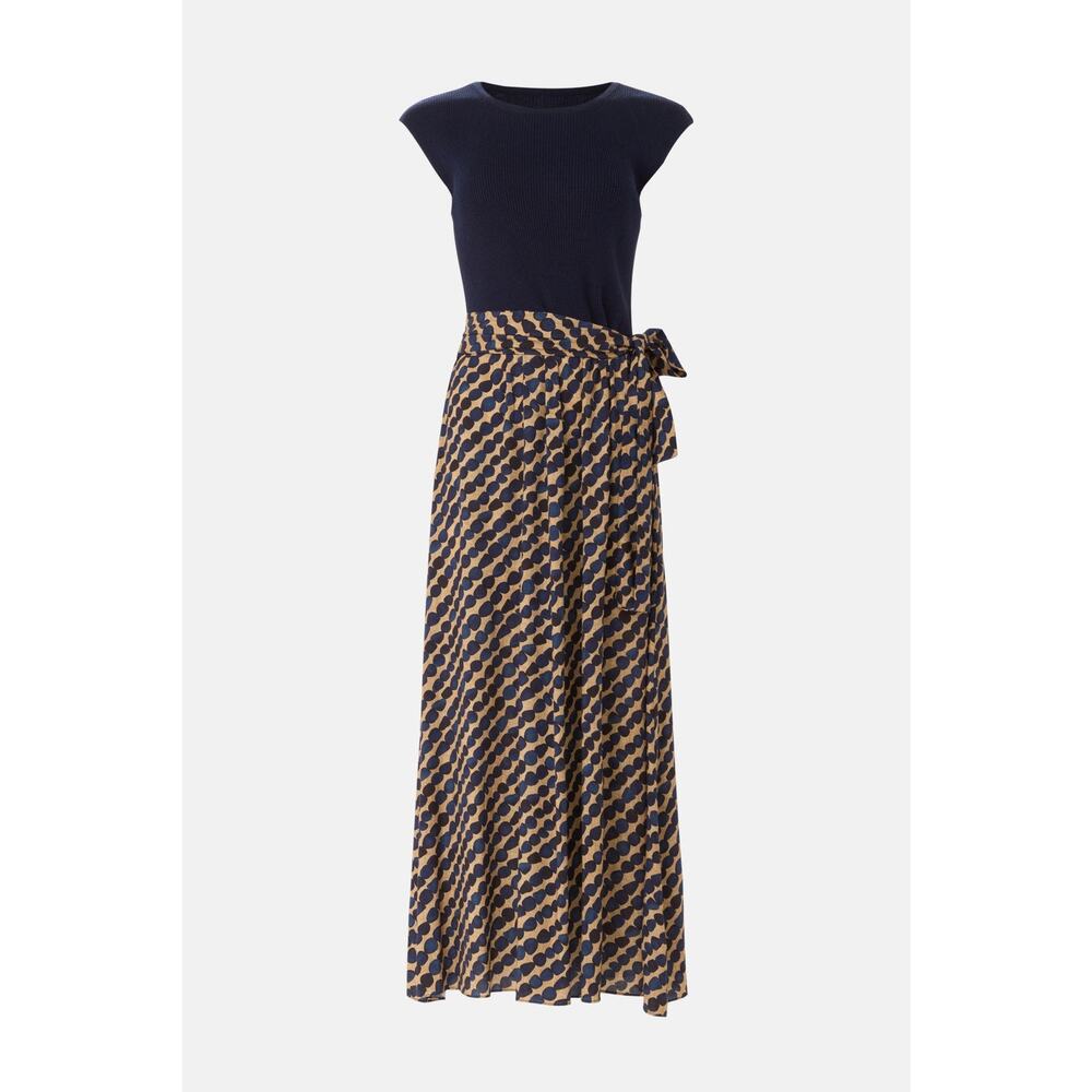 NIC + ZOE - Pebble Dream Mixed Media Dress - Size XXL